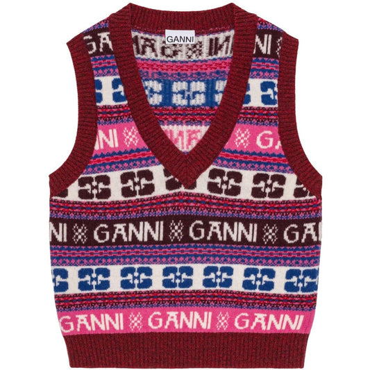 Ganni GANNI Sweaters MultiColour Topwear Ganni