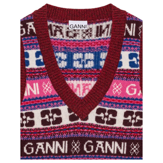 Ganni GANNI Sweaters MultiColour Topwear Ganni