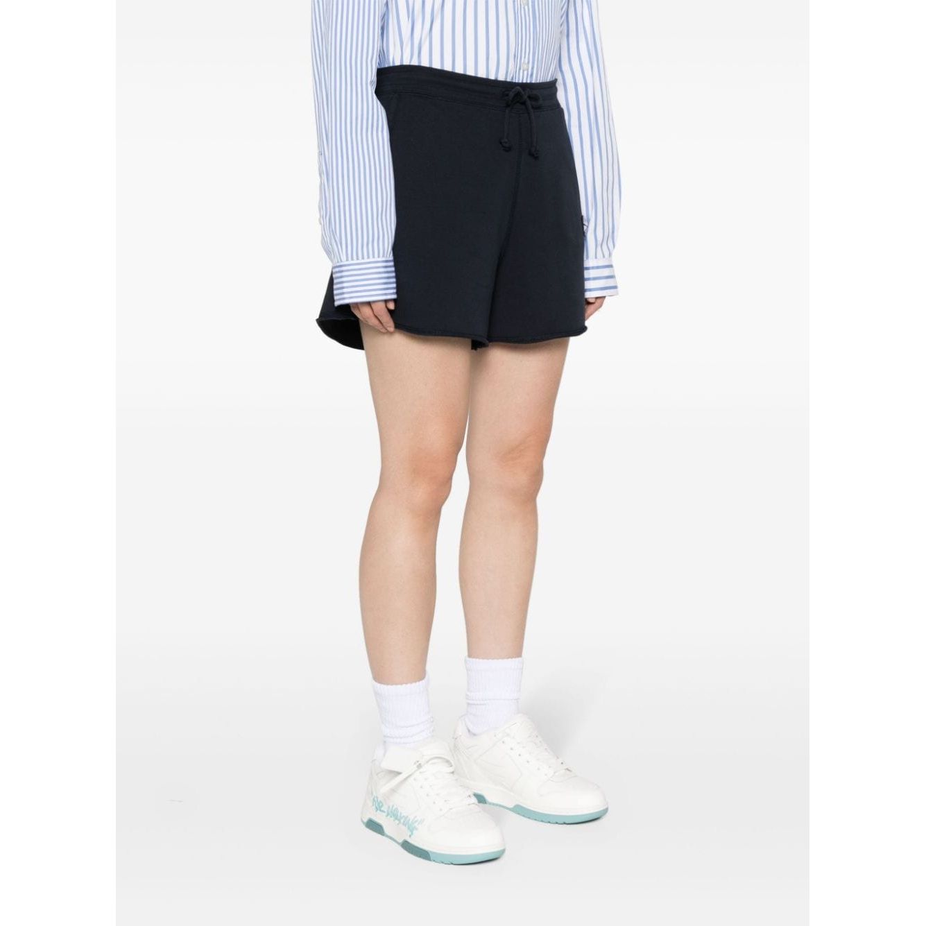 GANNI Shorts Blue Short trousers Ganni