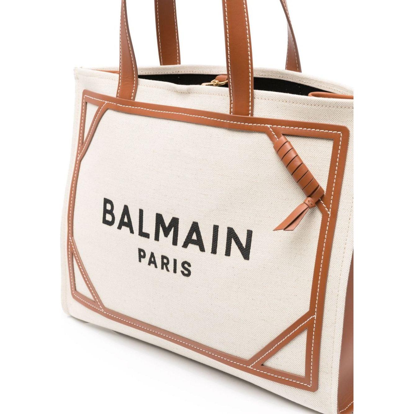 Balmain B-Army Tote Bag Beige Shopper Balmain