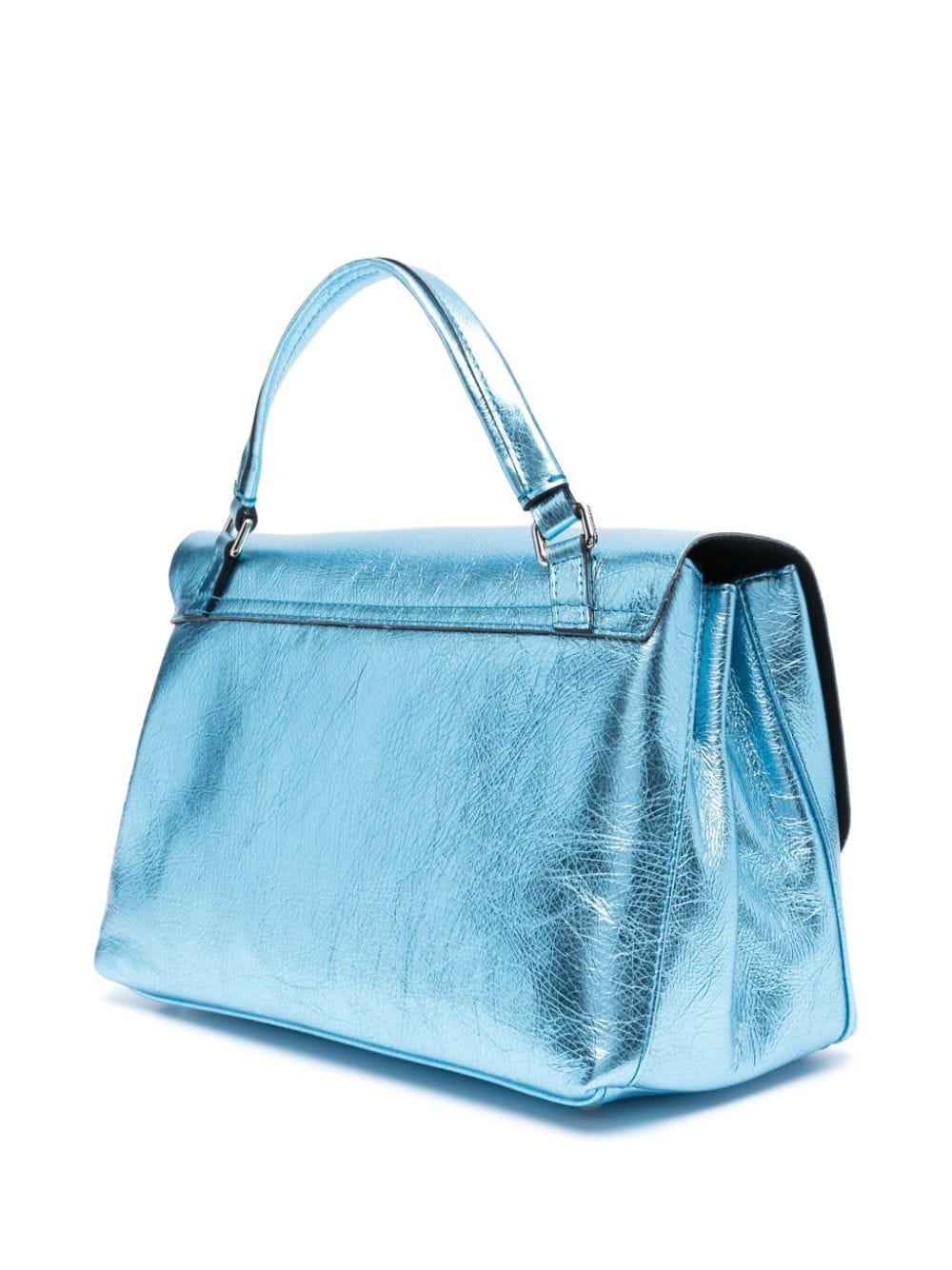 Zanellato  Postina leather crinkled finish Bag  Blue