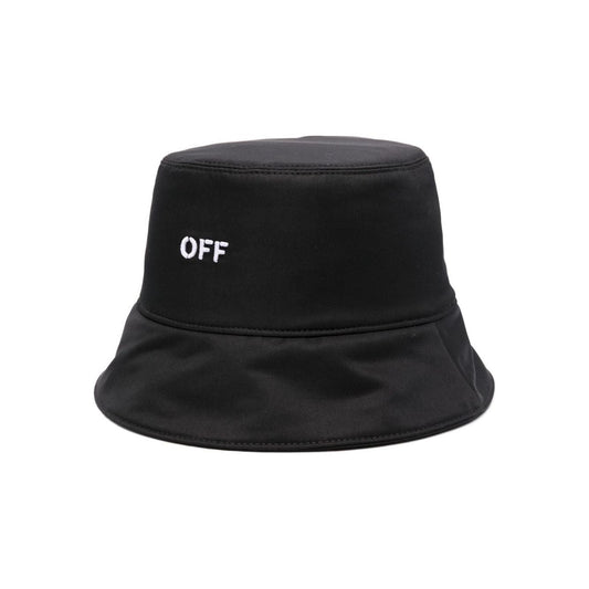 Off White Hats Black Scarves Hats & Gloves Off White