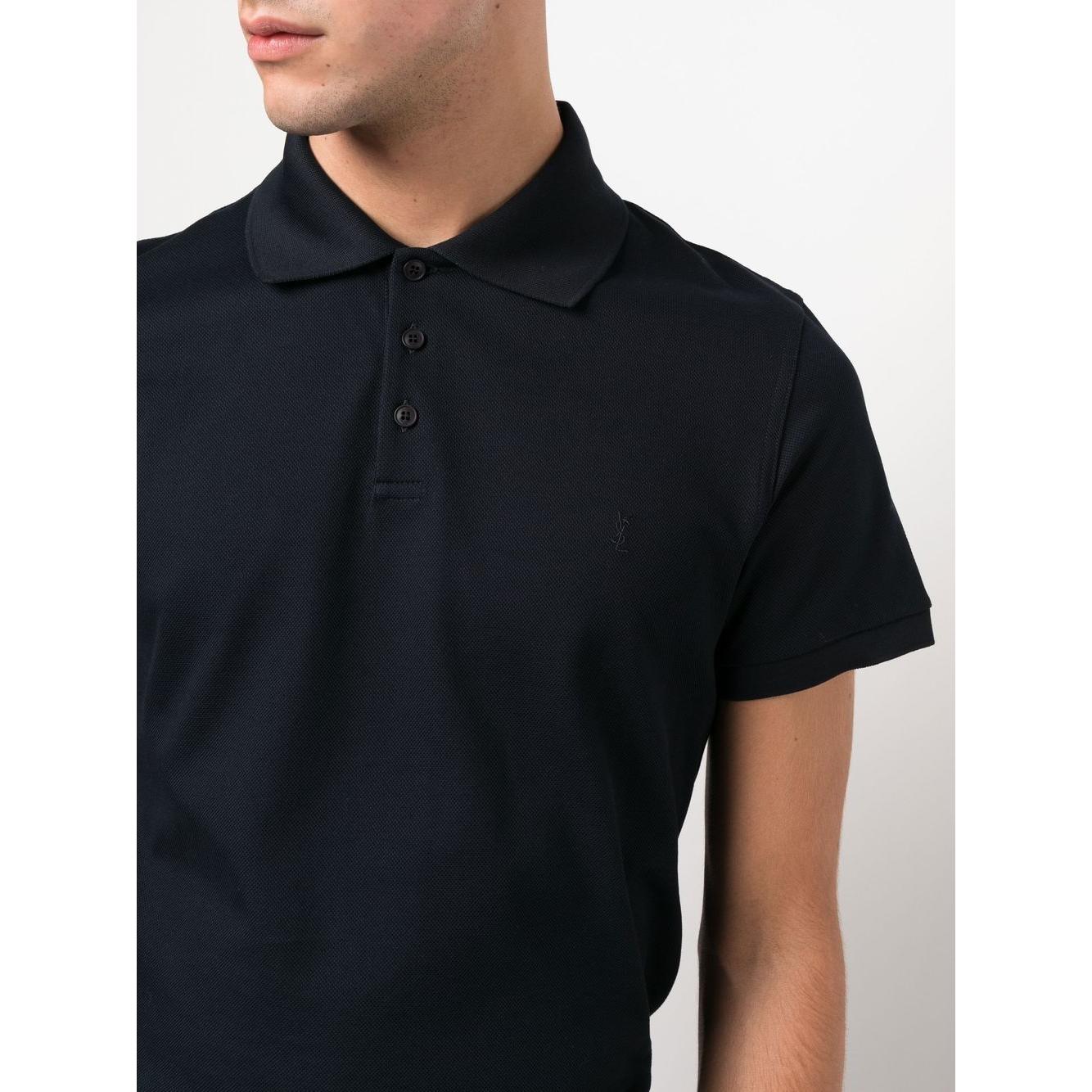 Saint Laurent  T-shirts and Polos Blue Topwear Saint Laurent