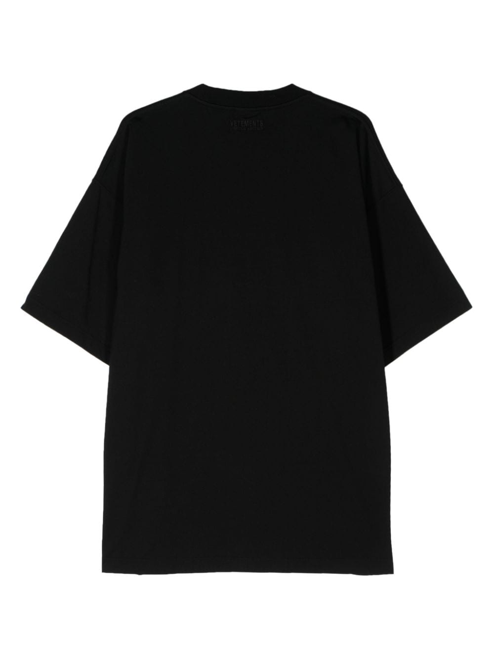 Vetements T-shirts and Polos Black Topwear Vetements