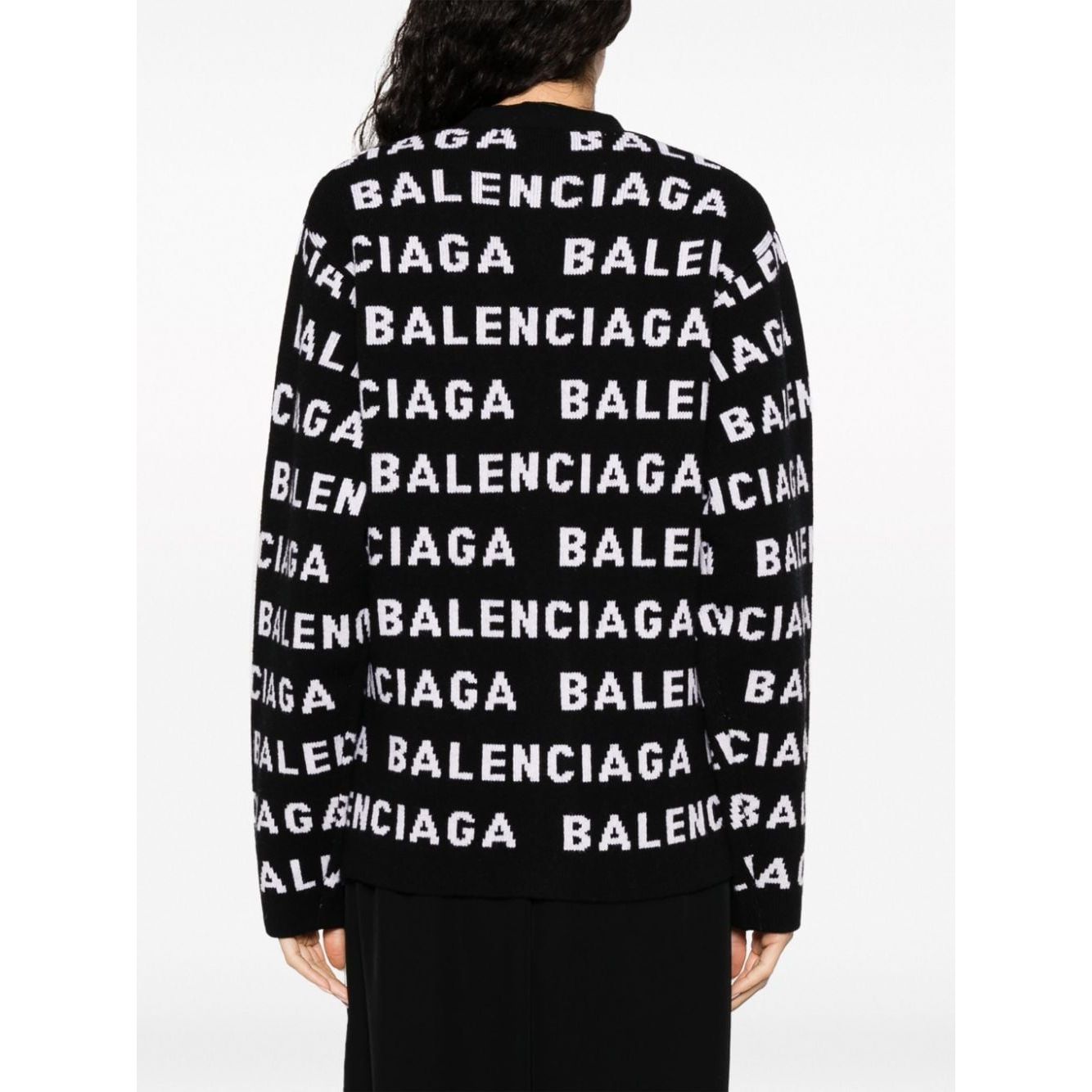 Balenciaga Sweaters Black Topwear Balenciaga