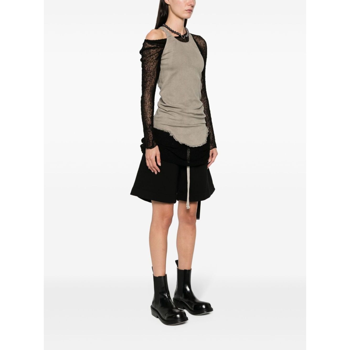 RICK OWENS DRKSHDW Top Grey Topwear Rick Owens Drkshdw