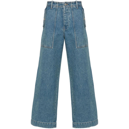 MAISON KITSUNE' Jeans Clear Blue Jeans Maison Kitsune