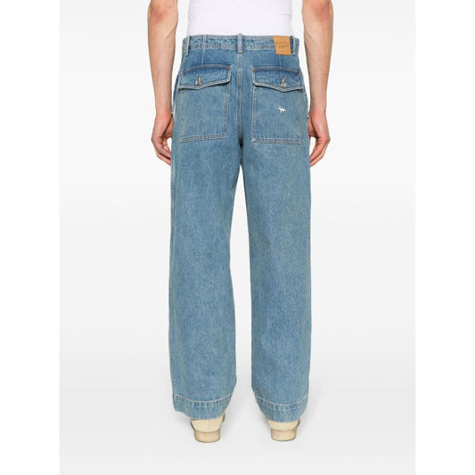 MAISON KITSUNE' Jeans Clear Blue Jeans Maison Kitsune