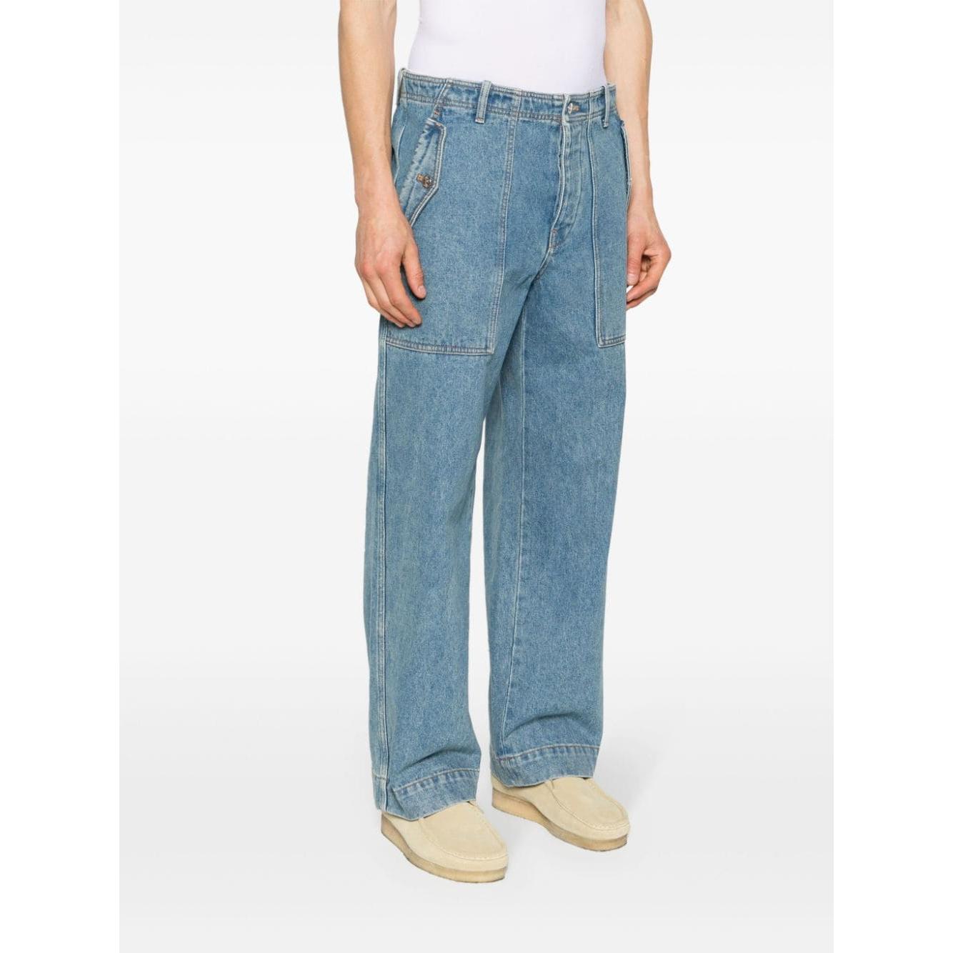 MAISON KITSUNE' Jeans Clear Blue Jeans Maison Kitsune