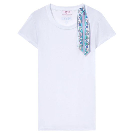 Pucci T-shirts and Polos White Topwear Pucci