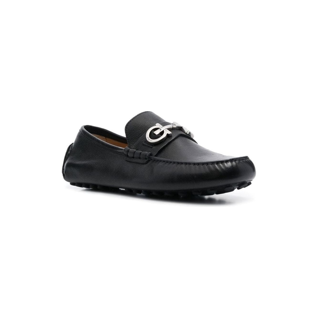 Ferragamo Flat shoes Black Moccasins Ferragamo