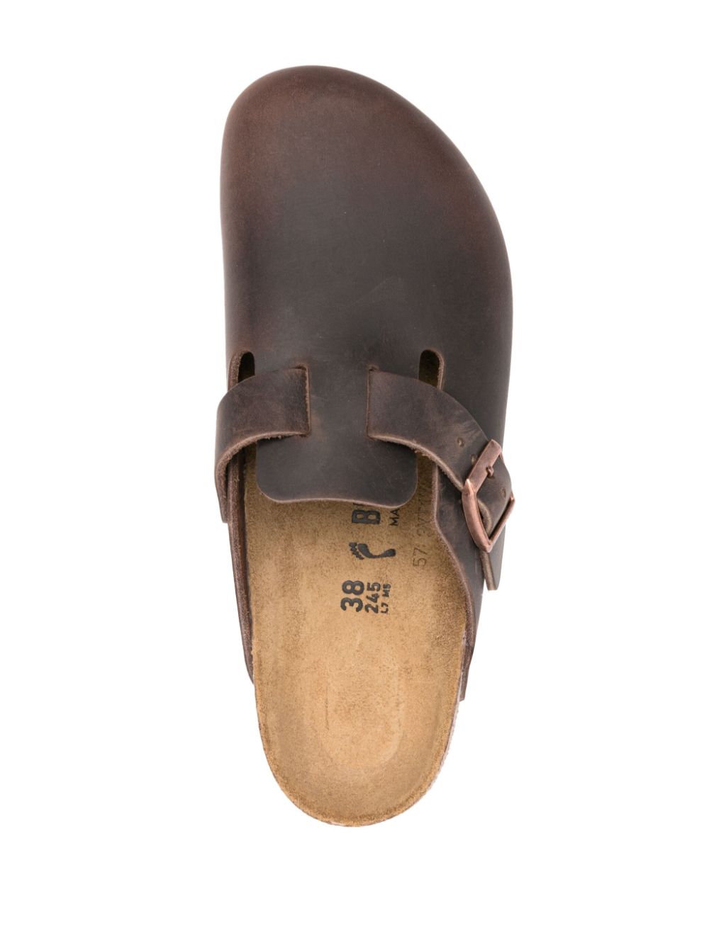 Birkenstock calf leather smooth grain Sandals Brown Sandals Birkenstock