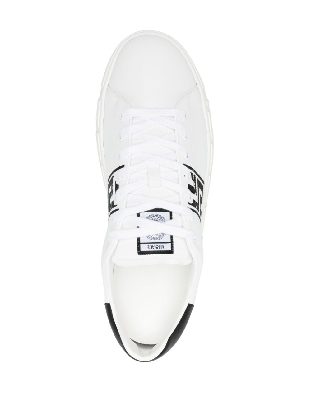 Versace Greca embroidery Men Sneakers White Sneakers Versace