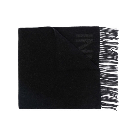 GANNI Scarfs Black Scarves Hats & Gloves Ganni