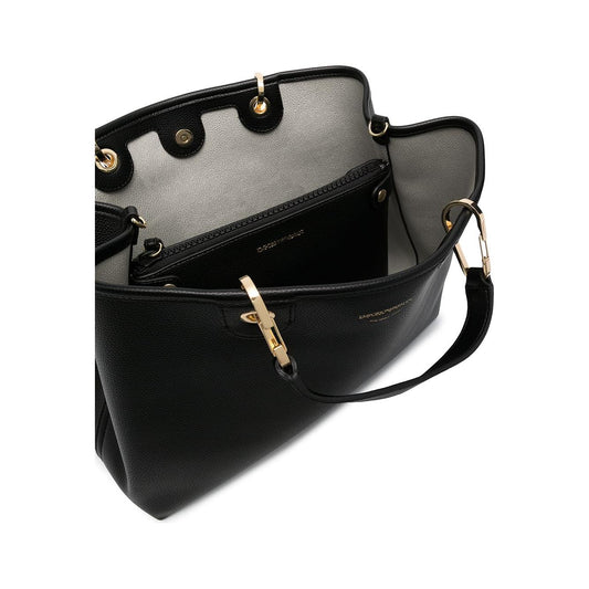 EMPORIO ARMANI CAPSULE Bags.. Black Shopper Emporio Armani