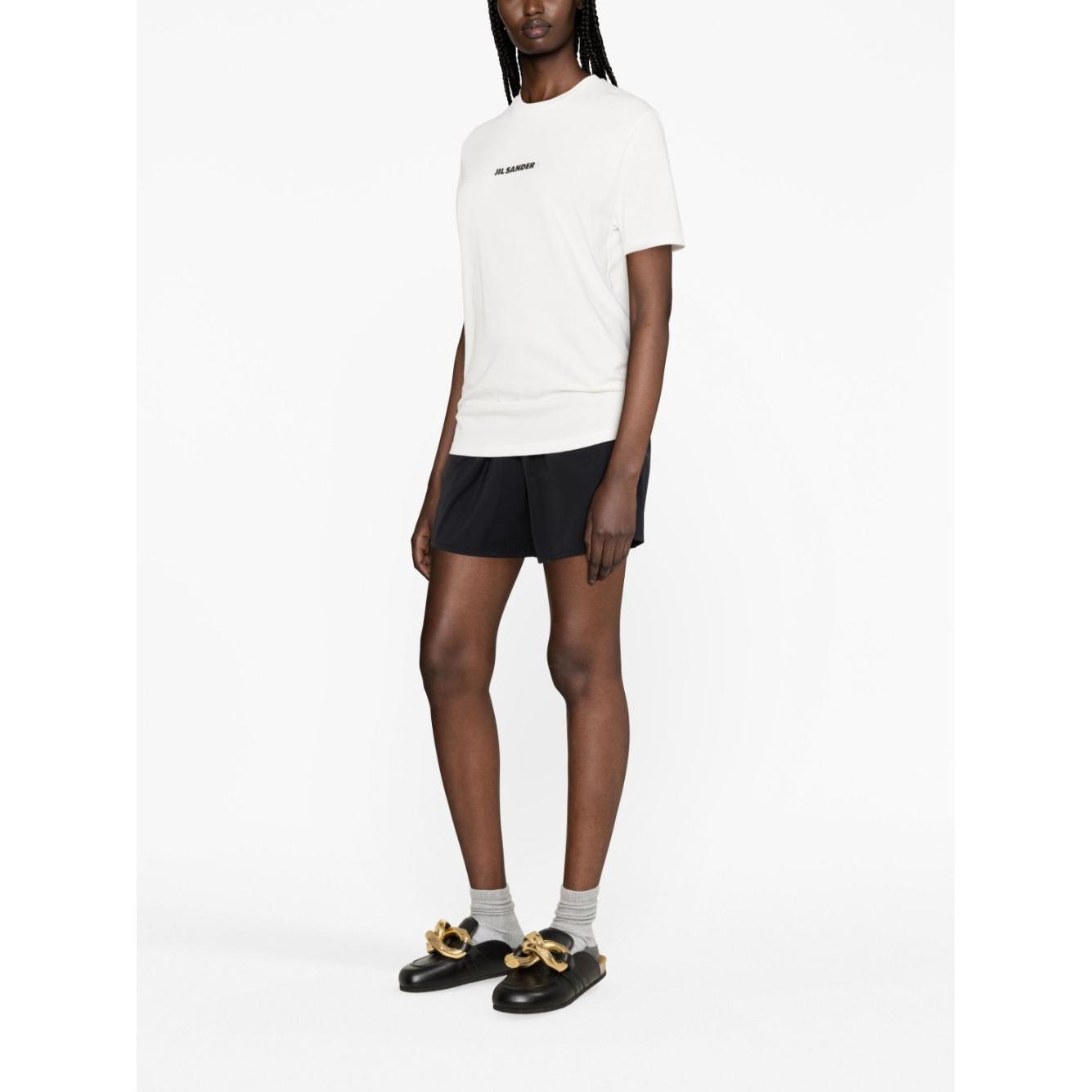 JIL SANDER PLUS T-shirts and Polos White Topwear Jil Sander Plus