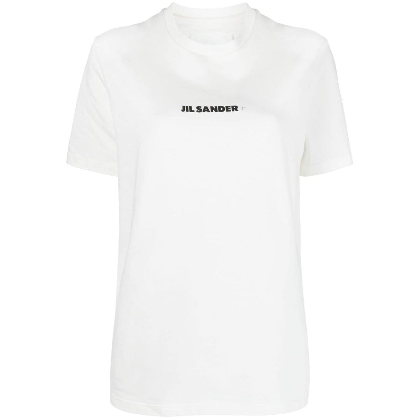 JIL SANDER PLUS T-shirts and Polos White Topwear Jil Sander Plus