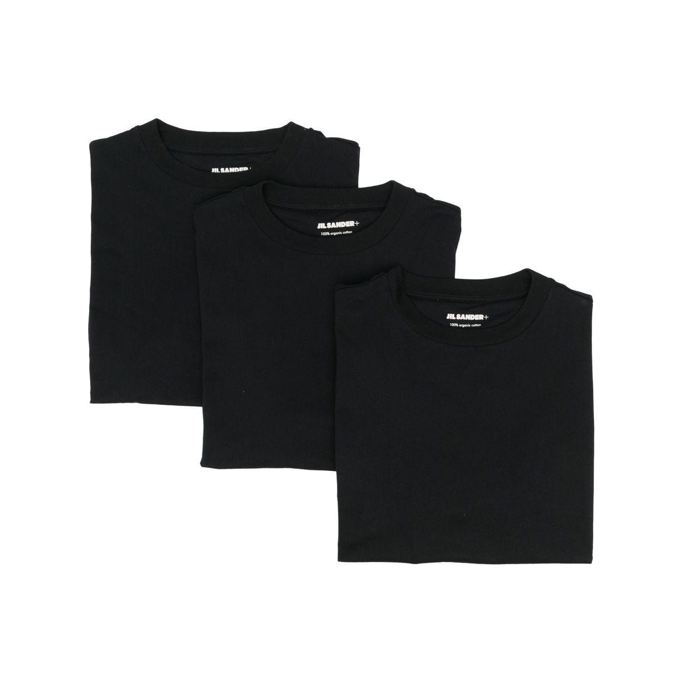 JIL SANDER PLUS T-shirts and Polos Black Topwear Jil Sander Plus