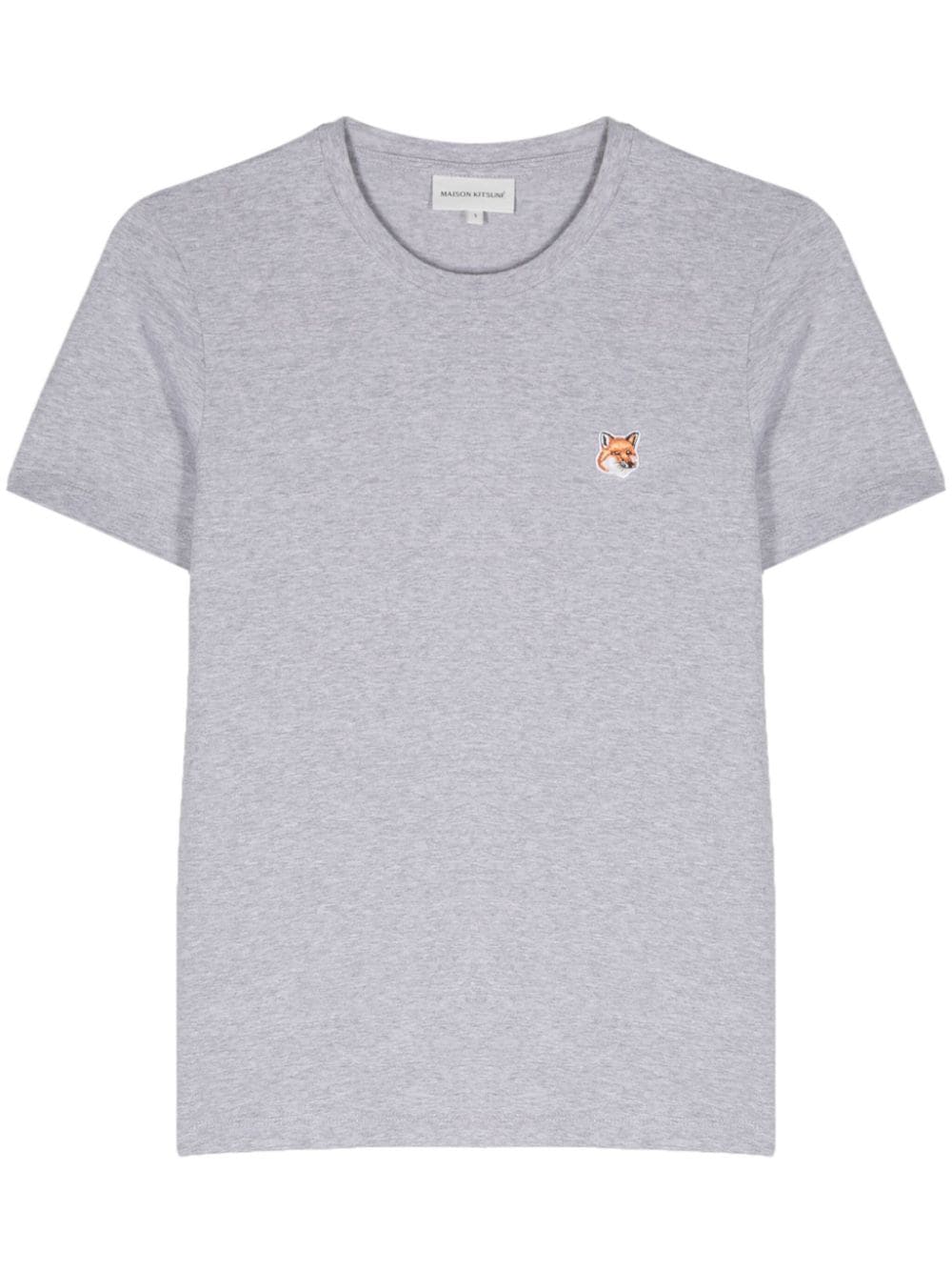 MAISON KITSUNE' T-shirts and Polos Grey Topwear Maison Kitsune'