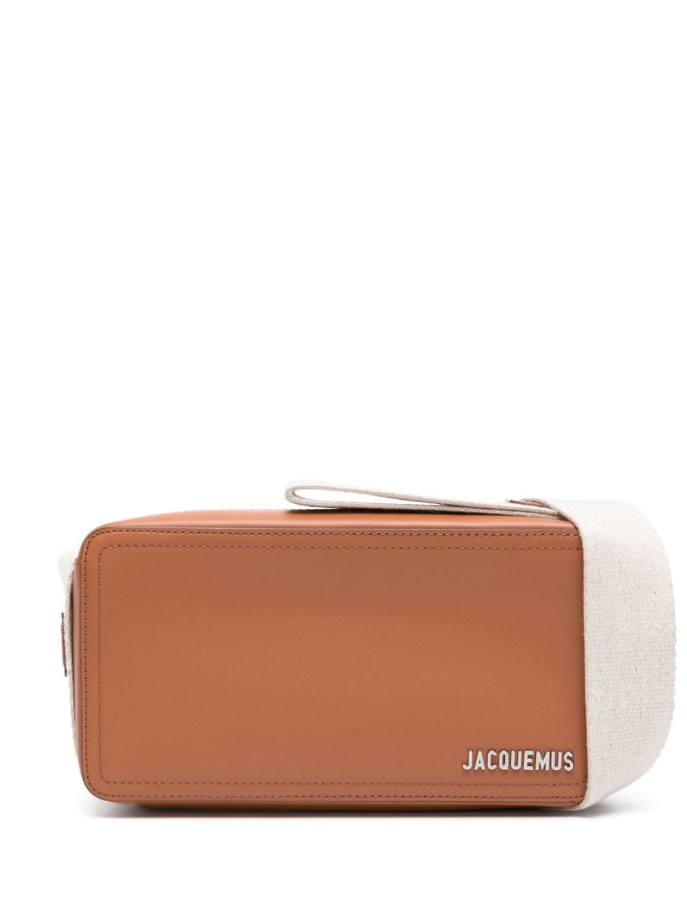 JACQUEMUS Le Cuerda leather messenger men bag brown