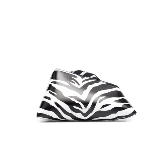 The Attico leather zebra print Clutch Bag Clutches The Attico