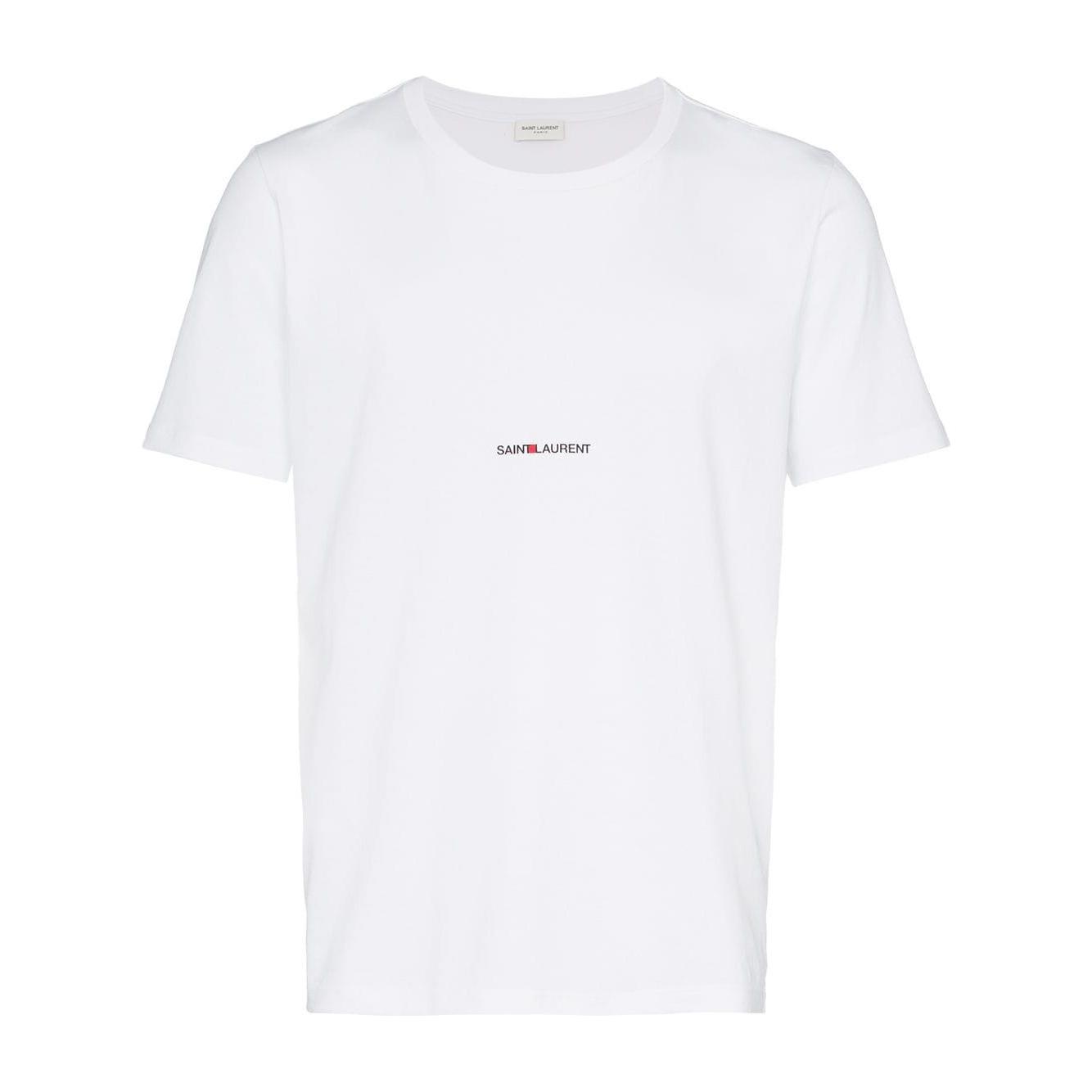 Saint Laurent  T-shirts and Polos White Topwear Saint Laurent