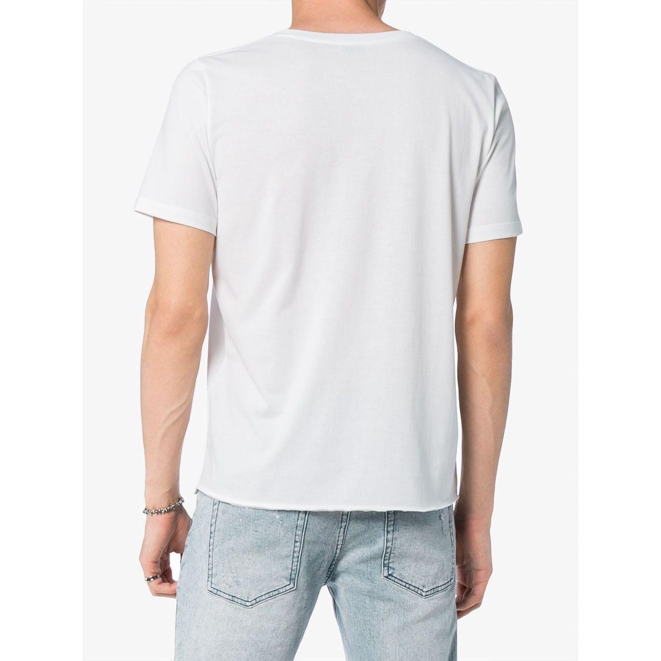 Saint Laurent  T-shirts and Polos White Topwear Saint Laurent