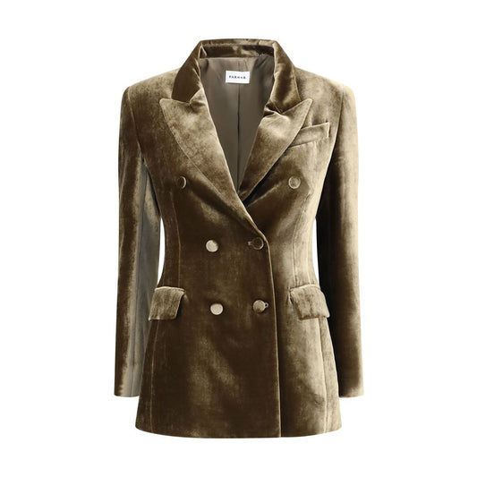 P.A.R.O.S.H. Brown Viscose Blazer