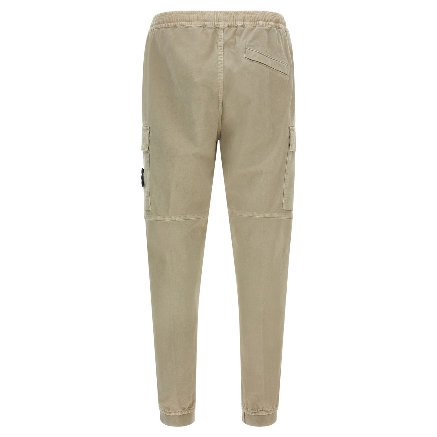 Stone Island Beige Cotton Cargo Pants