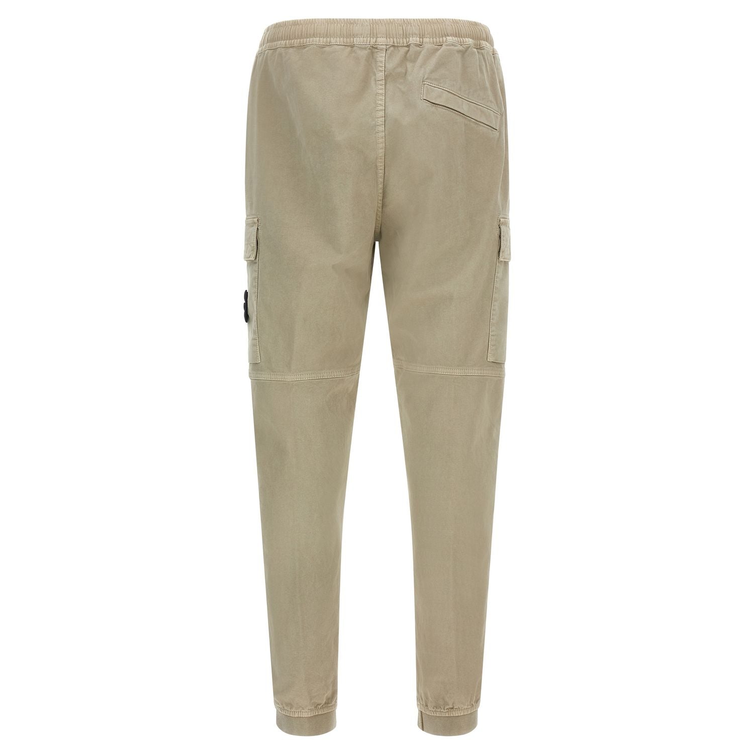 Stone Island Beige Cotton Cargo Pants