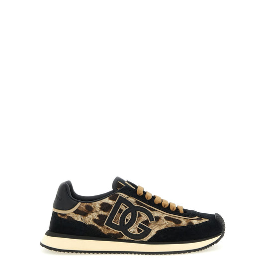 Dolce & Gabbana Multicolor Cotton Low Top Sneakers
