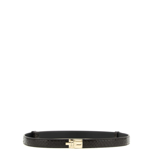 Tom Ford Brown Calfskin Regular Belt