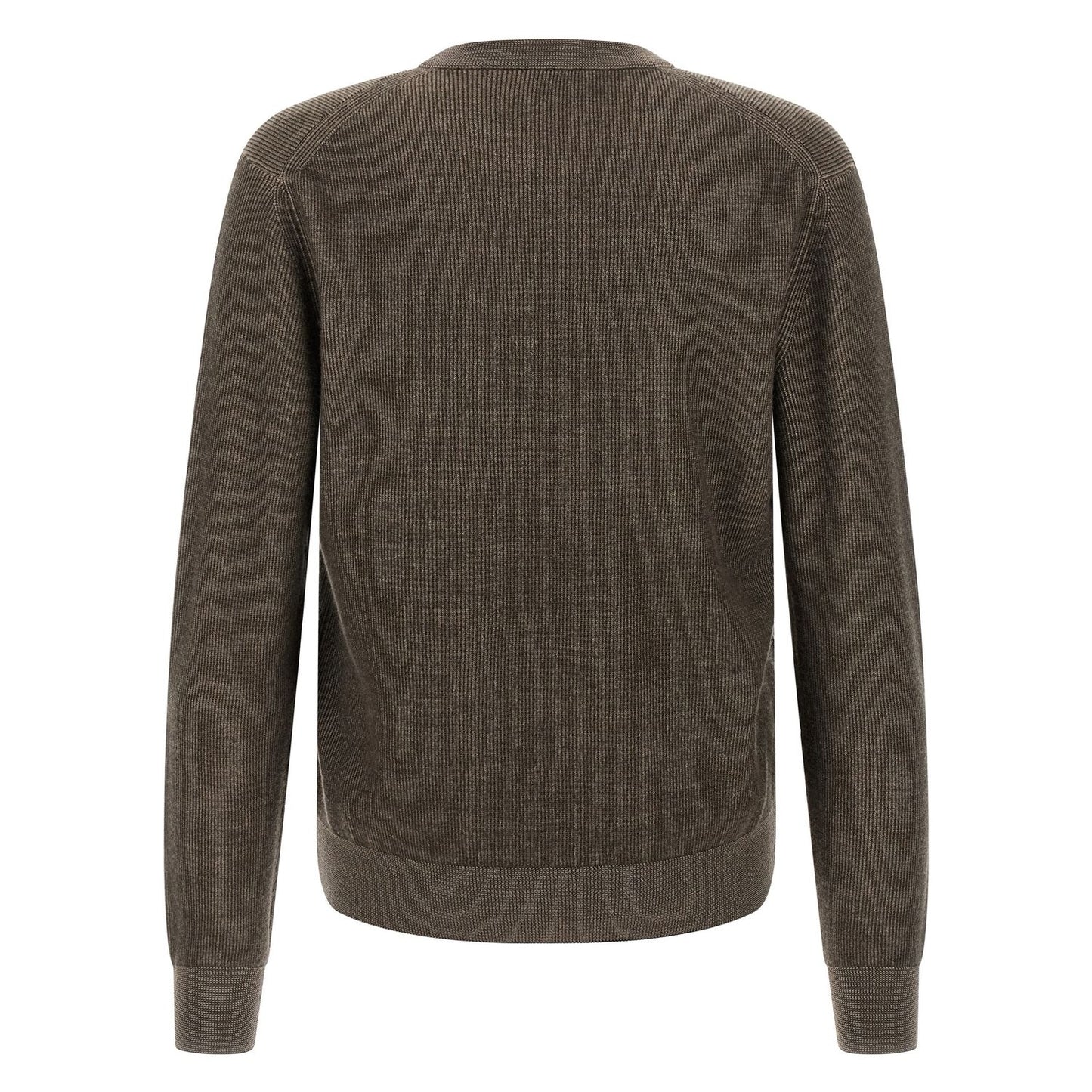 Brioni Brown Cashmere Cardigan