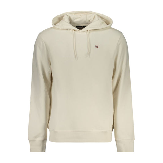 Napapijri White Cotton Men's Sweatshirt