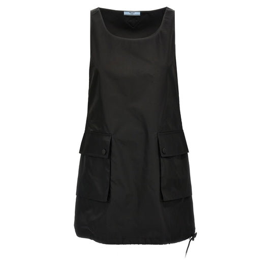 Prada Black Polyamide Short Dress
