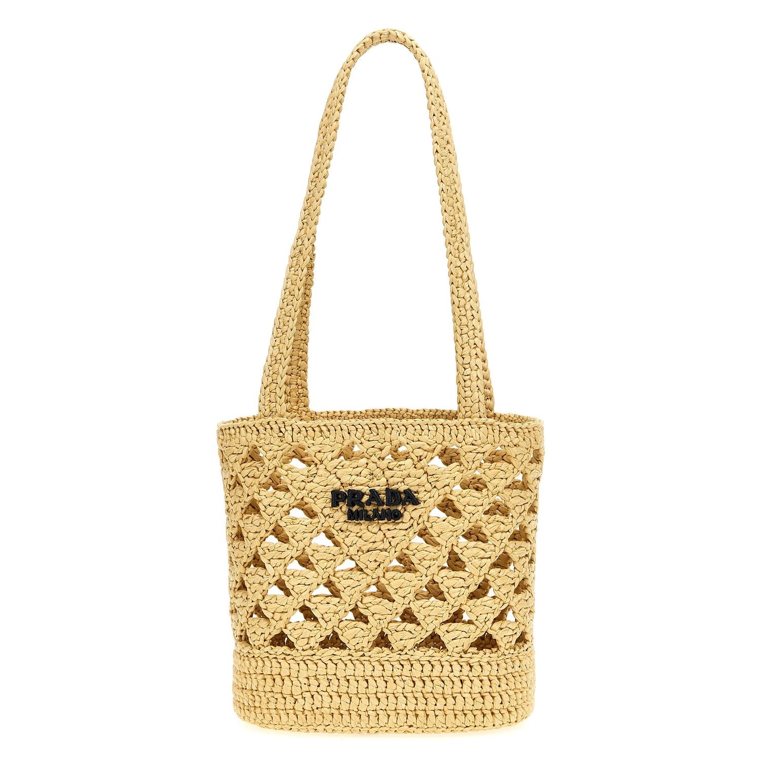 Prada Beige Viscose Handbag