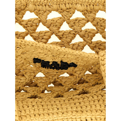 Prada Beige Viscose Handbag