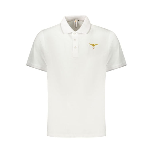 Accademia Militare Bianco Cotton Men's Polo