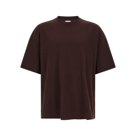 Dries Van Noten Bordeaux Cotton T-Shirt