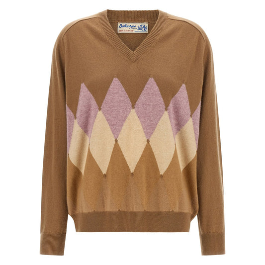 Ballantyne Brown Cashmere Cardigan