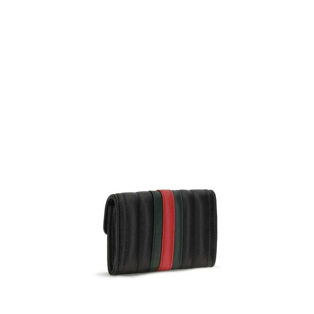 Gucci Black Calf Leather Bos Taurus Wallet