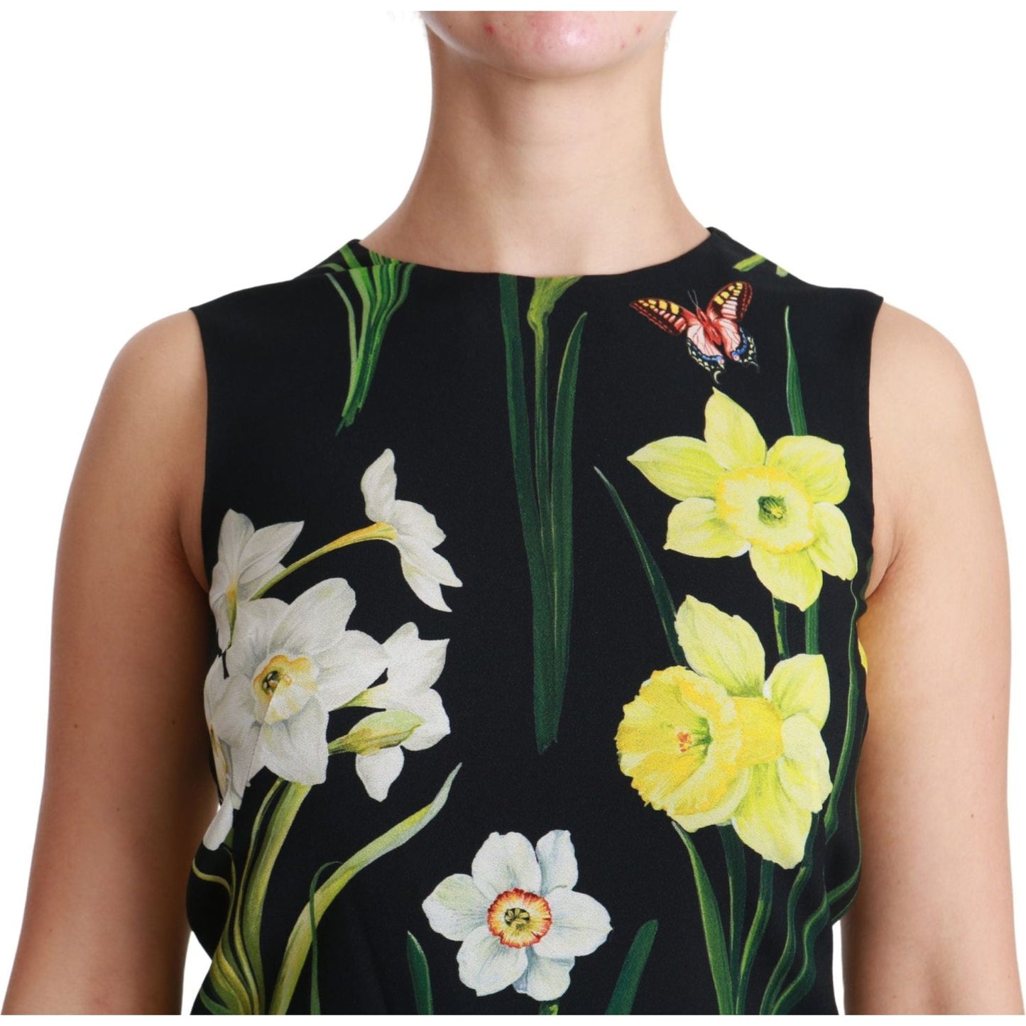 Dolce & Gabbana Floral Sheath Mini Dress - Elegance Redefined Dolce & Gabbana