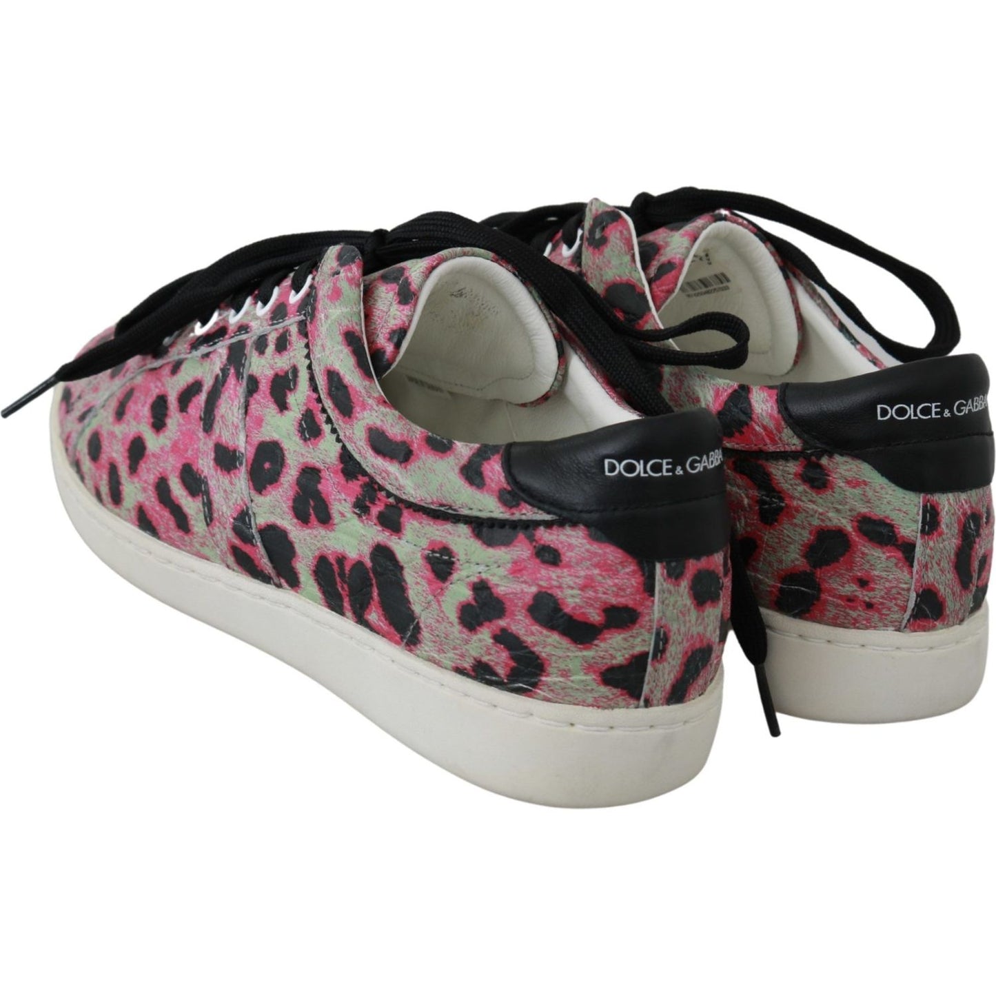 Dolce & Gabbana Multicolor Crocodile Leather Sneakers Dolce & Gabbana