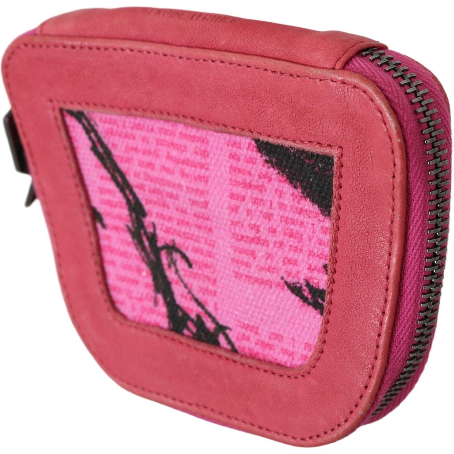 PINKO Elegant Pink Fabric Coin Wallet Purse PINKO