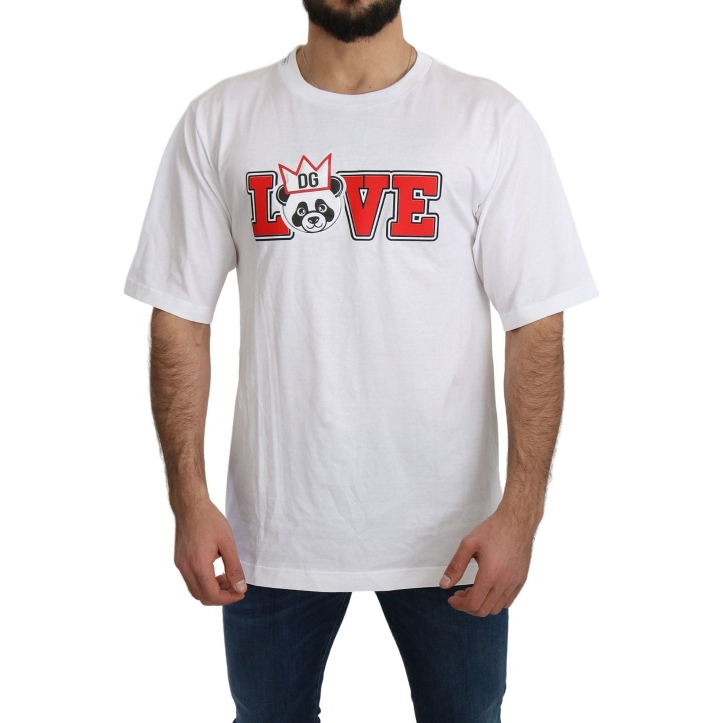 Dolce & Gabbana Panda Love Slim Fit Crewneck Tee Dolce & Gabbana