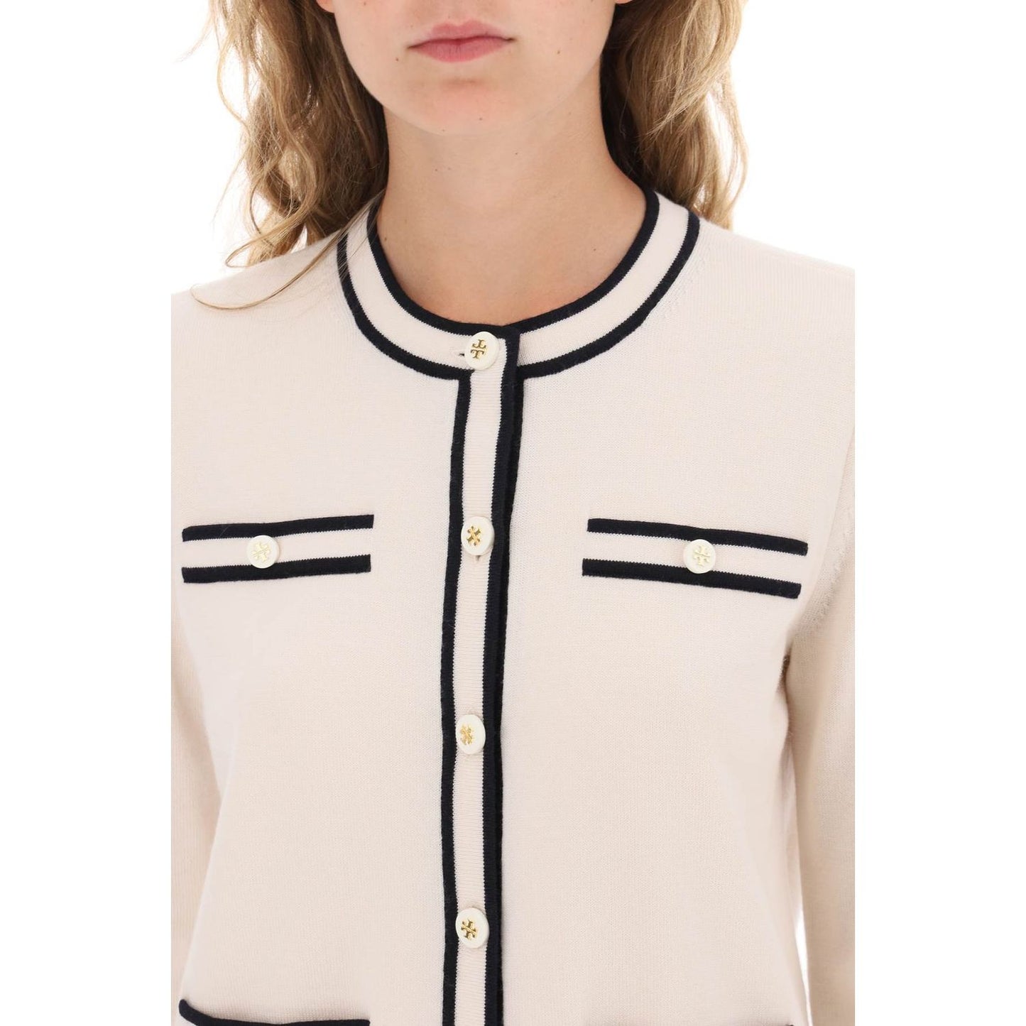 Tory Burch kendra merino wool cardigan Knitwear Tory Burch