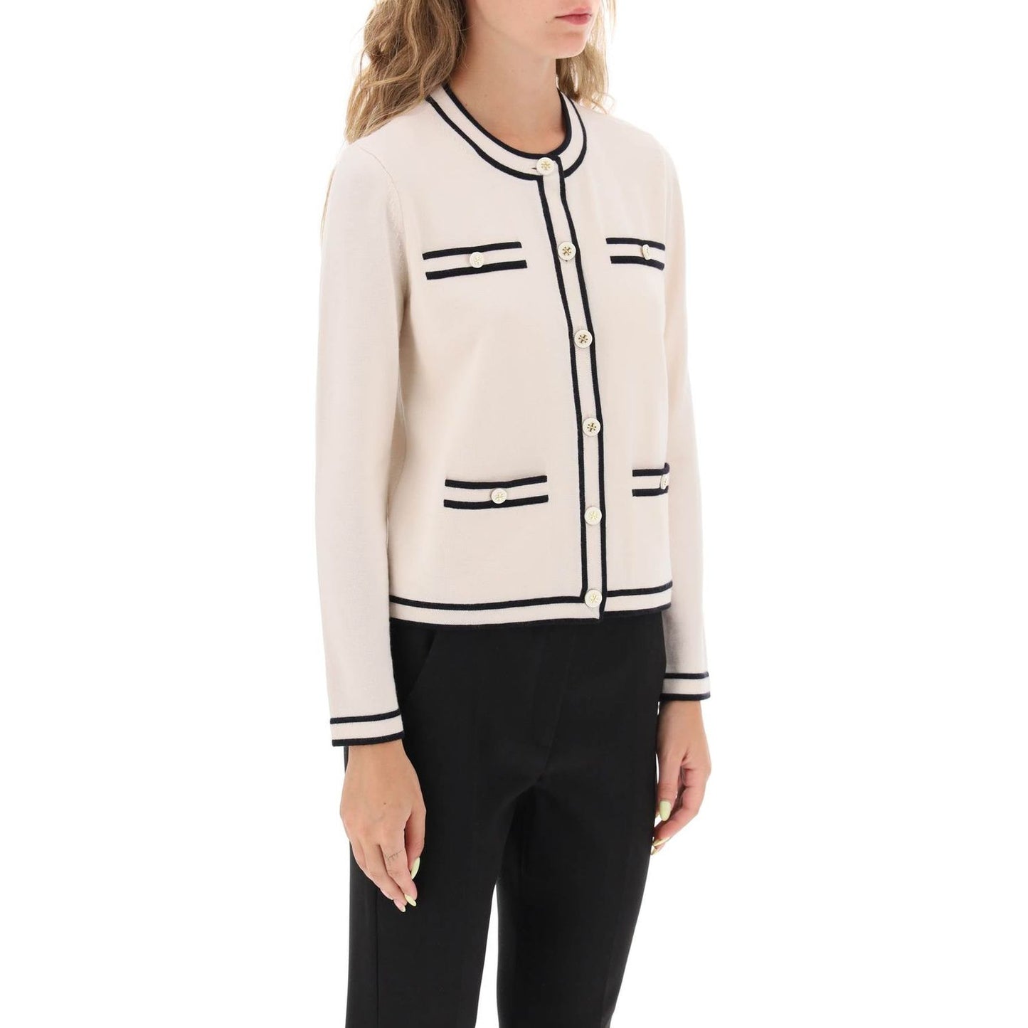 Tory Burch kendra merino wool cardigan Knitwear Tory Burch