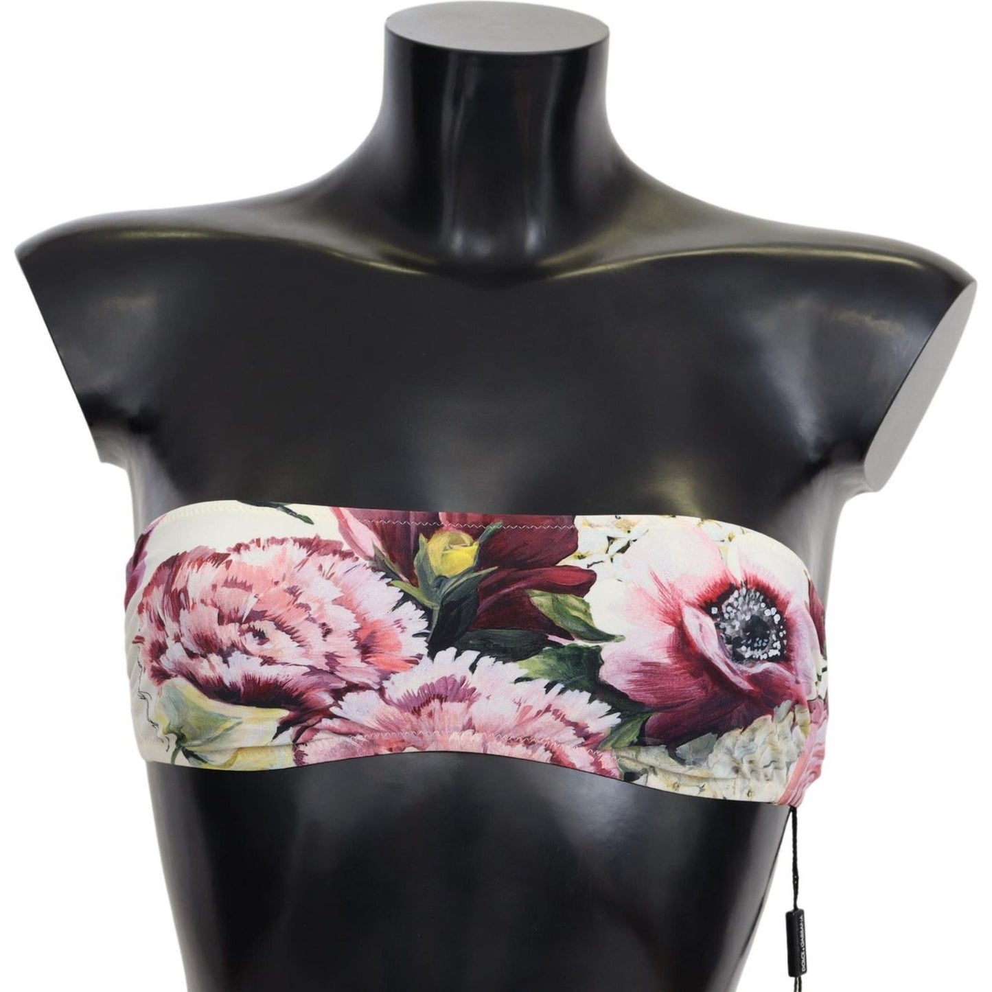 Dolce & Gabbana Multicolor Floral Bikini Top - Elegant Summer Wear Dolce & Gabbana