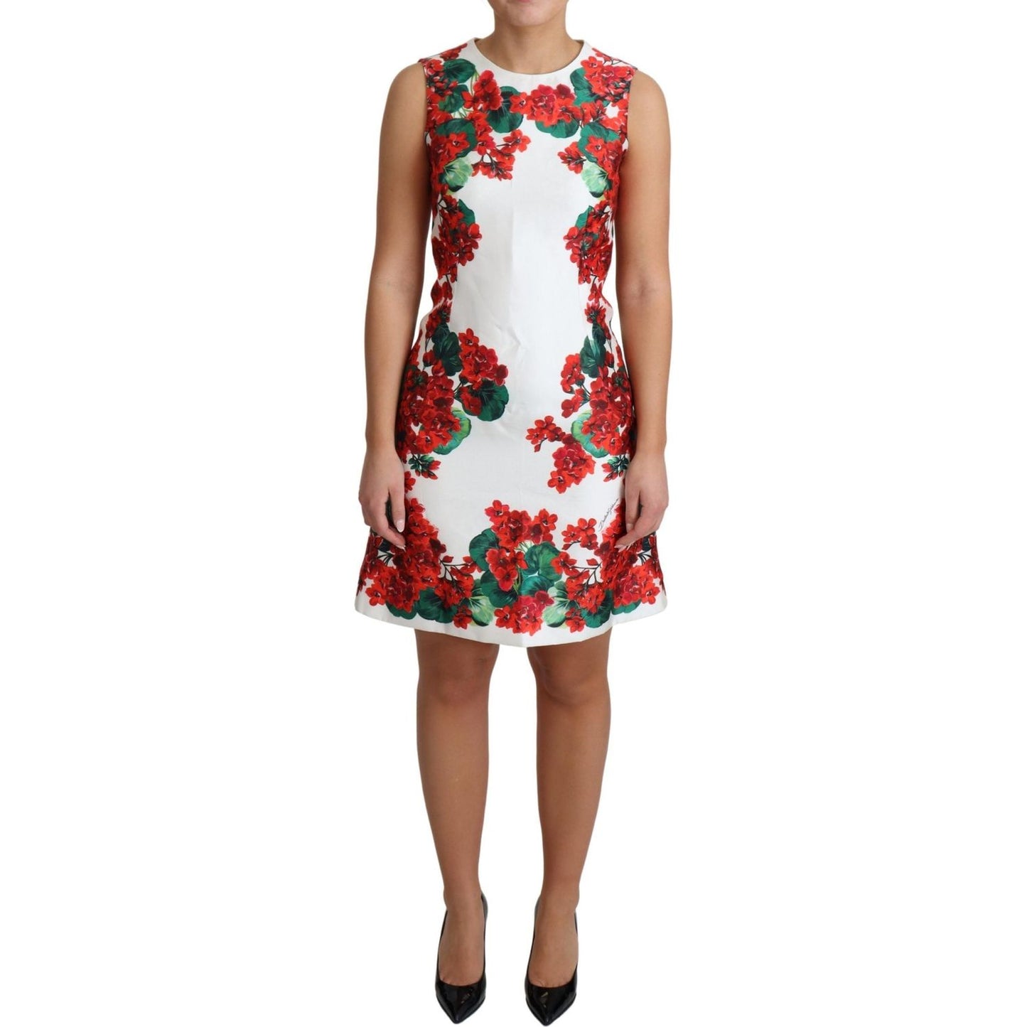 Dolce & Gabbana Sleek Portofino Motif Silk Mini Dress Dolce & Gabbana