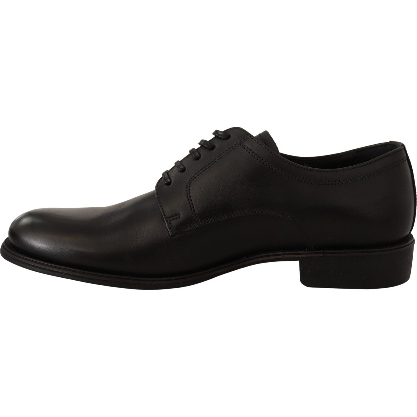 Dolce & Gabbana Elegant Black Derby Formal Shoes Dress Shoes Dolce & Gabbana